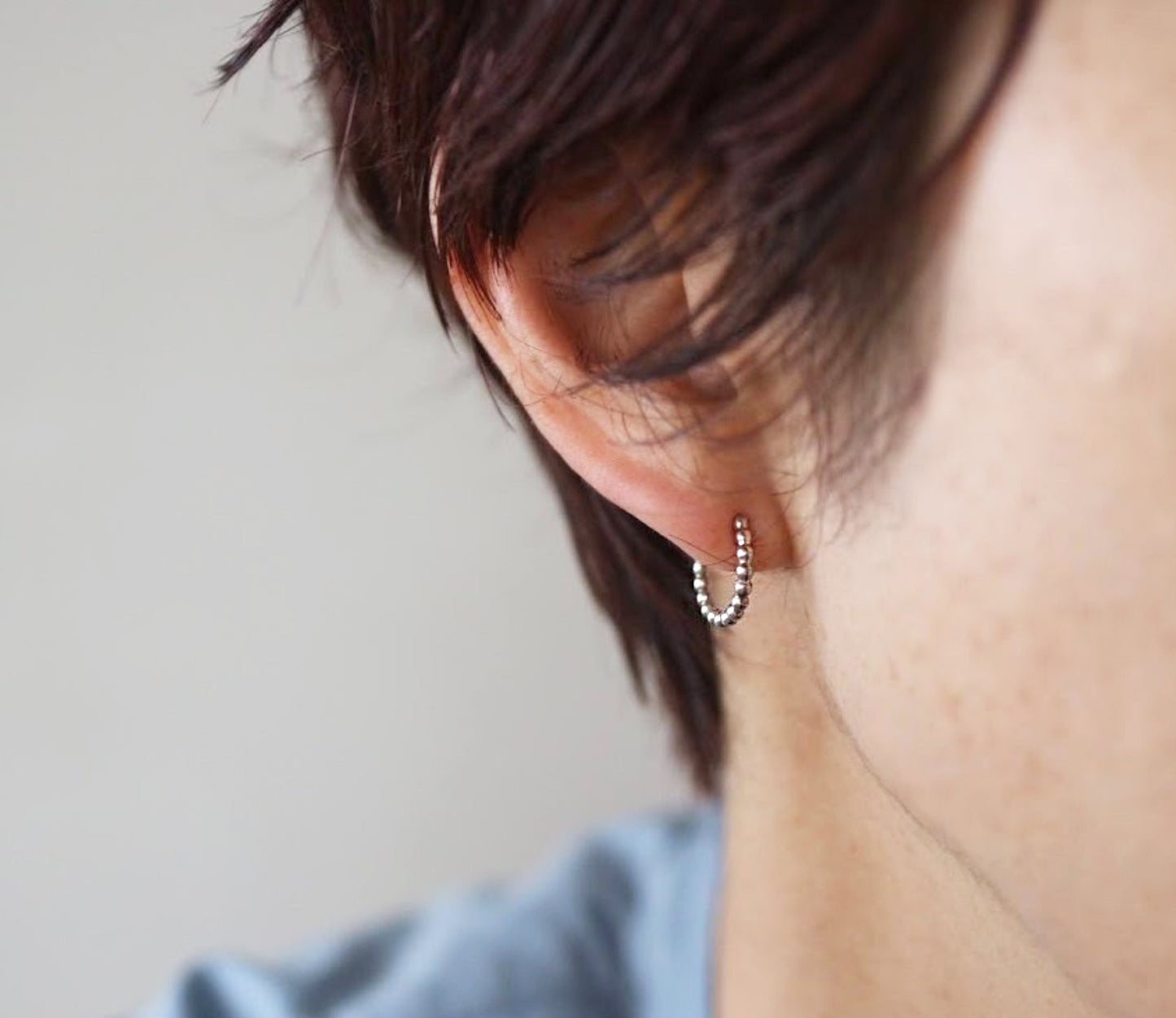 tsubutsubu silver earring / Silver (両耳)