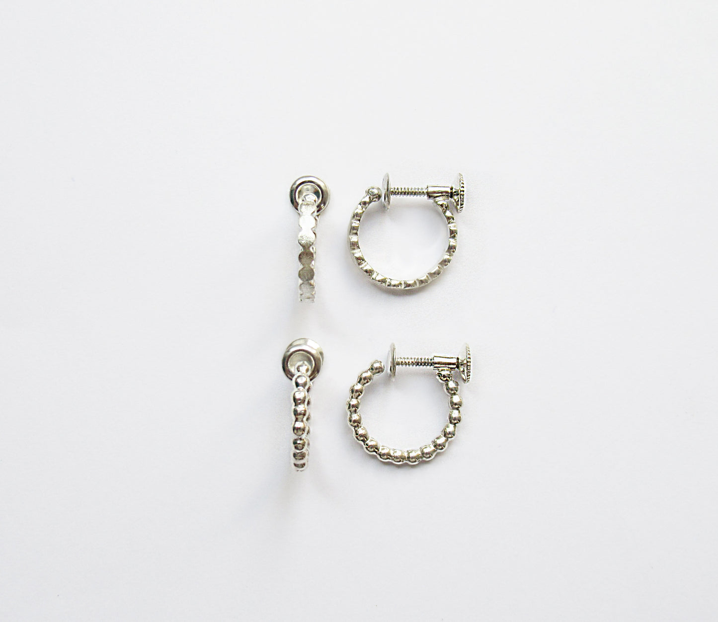 tsubutsubu silver earring / Silver (両耳)