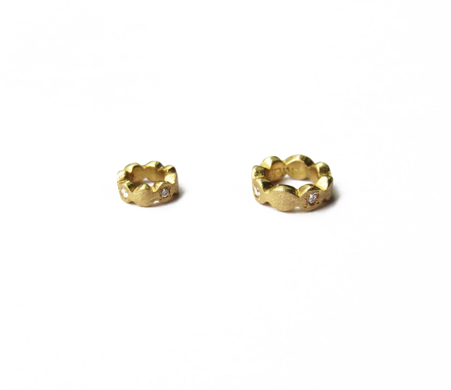 4gems marumaru ring top (diamond) /K18