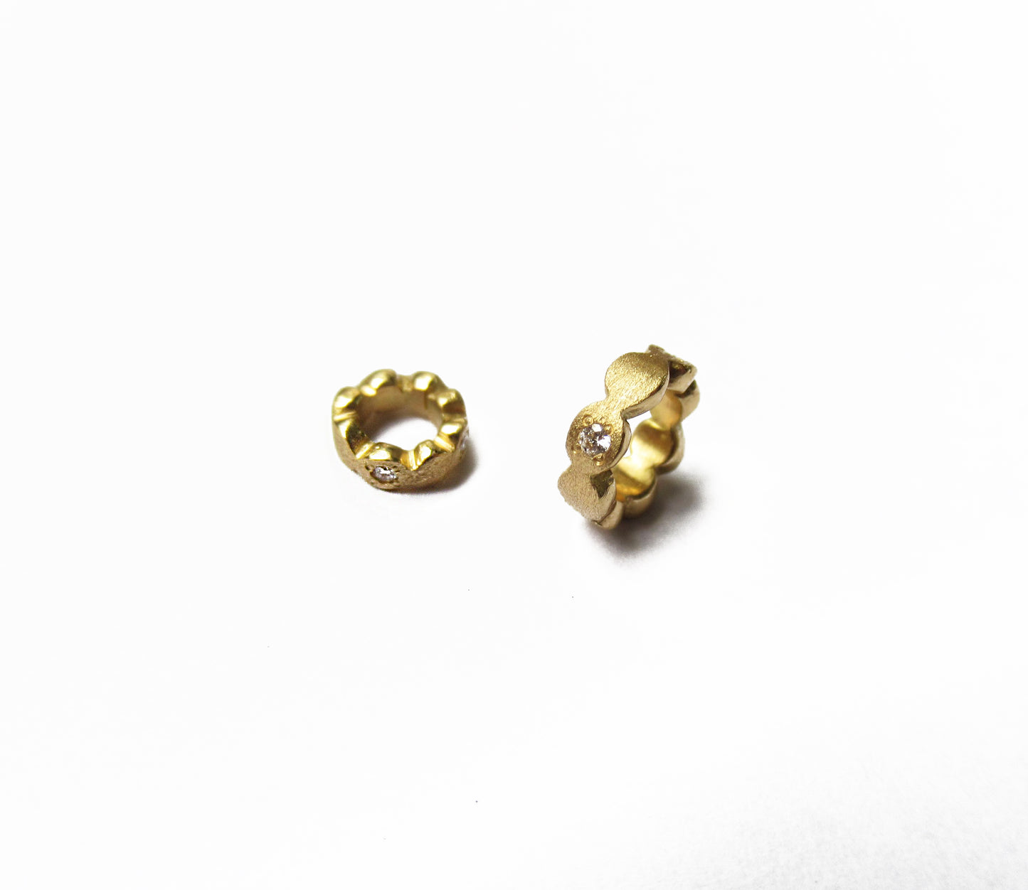 4gems marumaru ring top (diamond) /K18