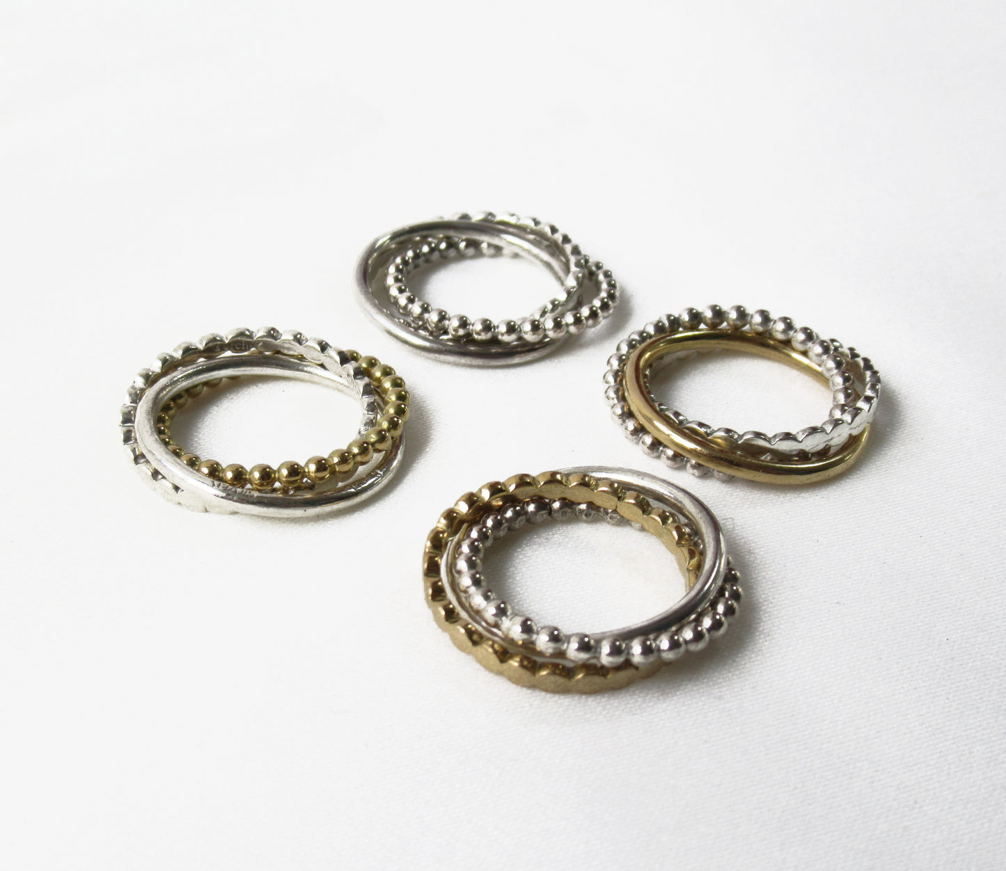 ren ring (K18 marumaru) / K18,silver