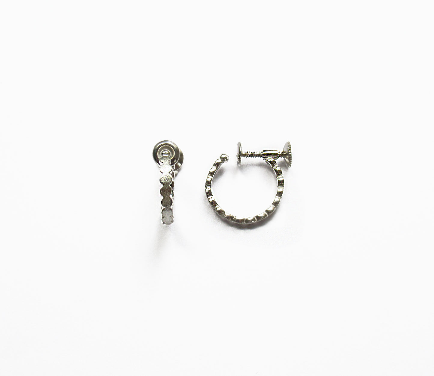 marumaru silver earring / Silver (両耳)