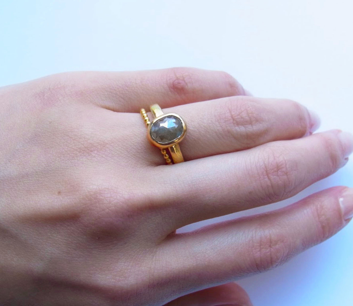 2.24ct natural diamond ring (11.5号) / K18