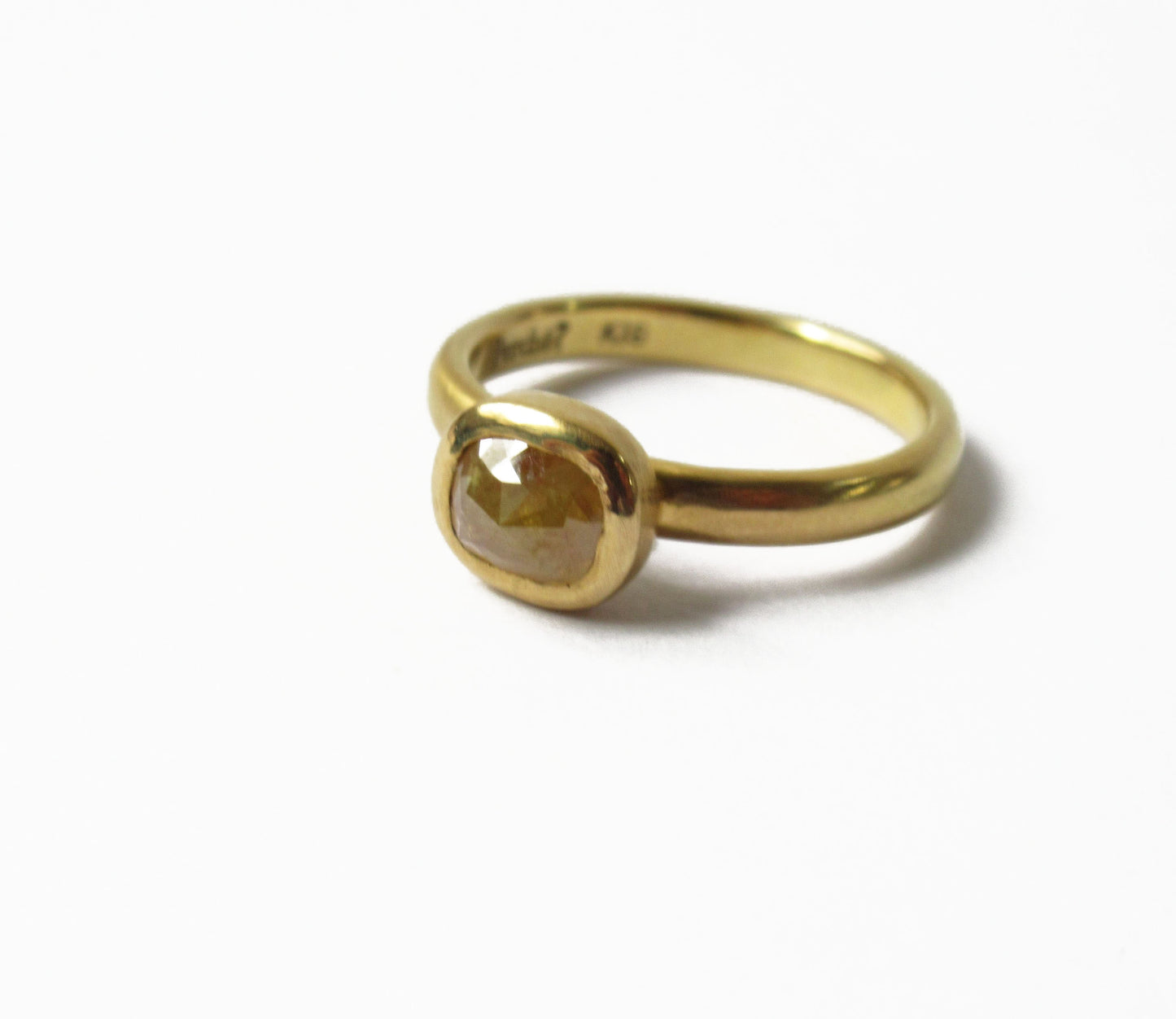 1.08ct natural diamond ring (11号) / K18