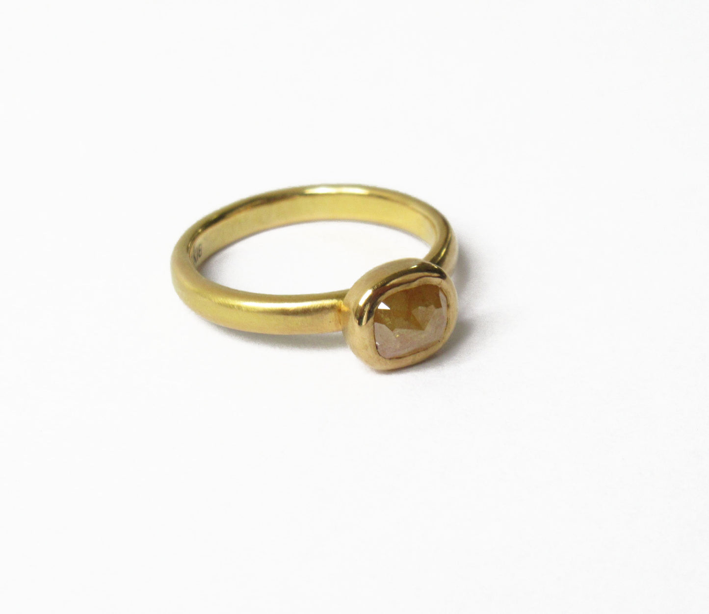 1.08ct natural diamond ring (11号) / K18