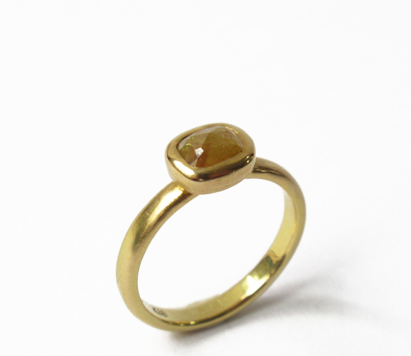 1.08ct natural diamond ring (11号) / K18