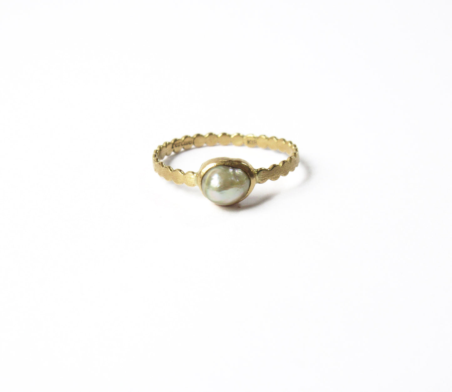 kerama pearl ring (13号) / K18