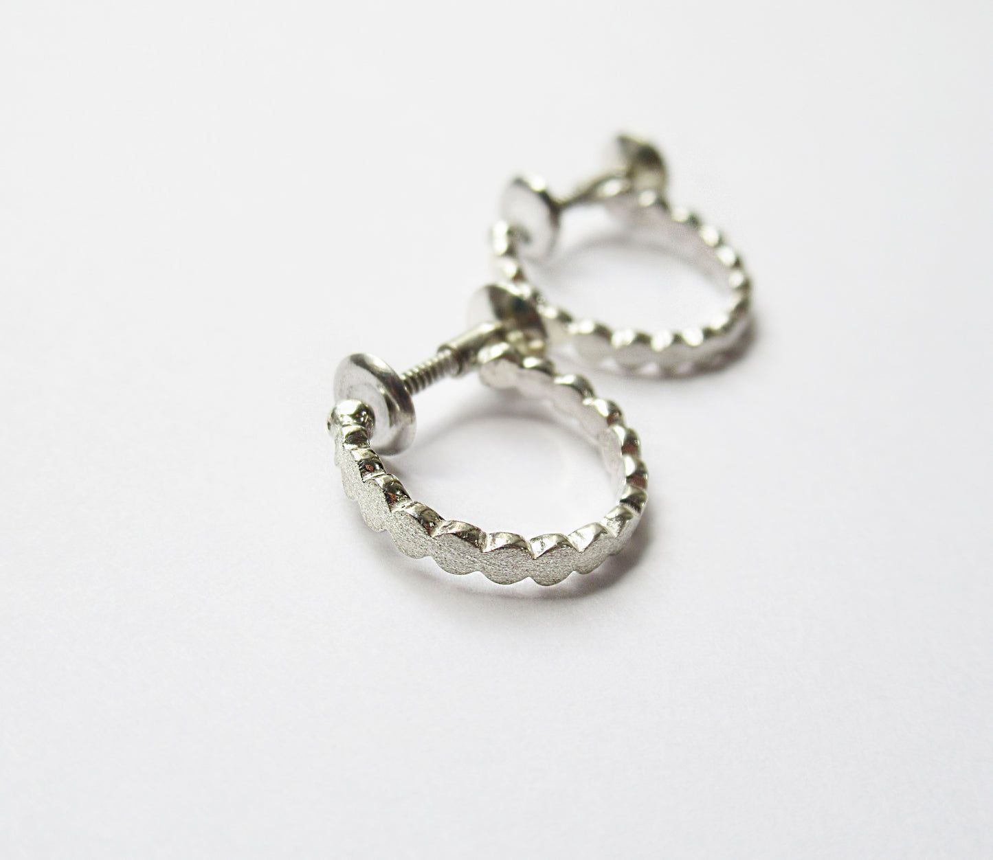 marumaru silver earring / Silver (両耳)