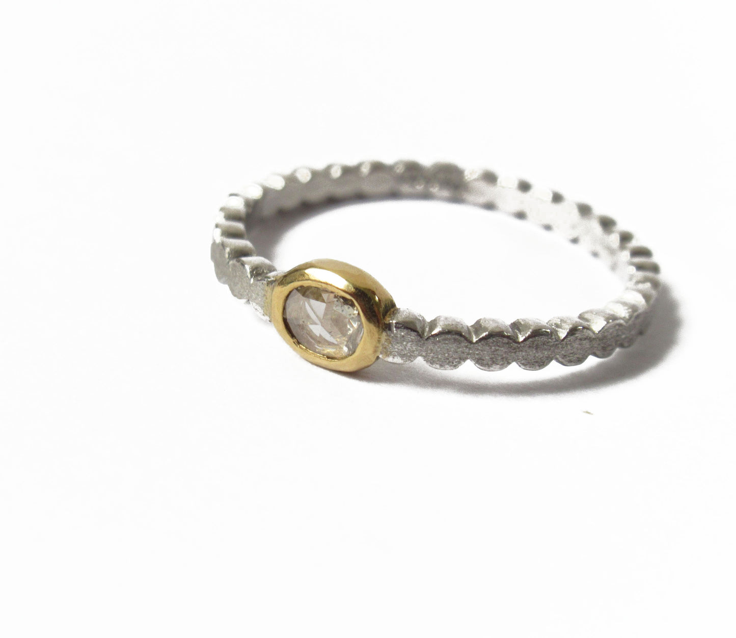 0.11ct diamond ring (Pt900 marumaru) #13.5