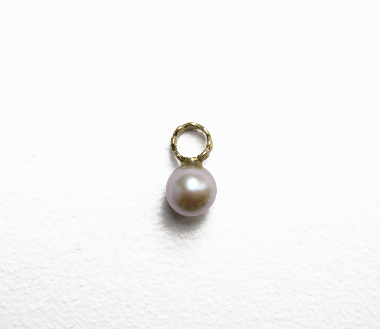 kerama pearl × marumaru charm top / K18