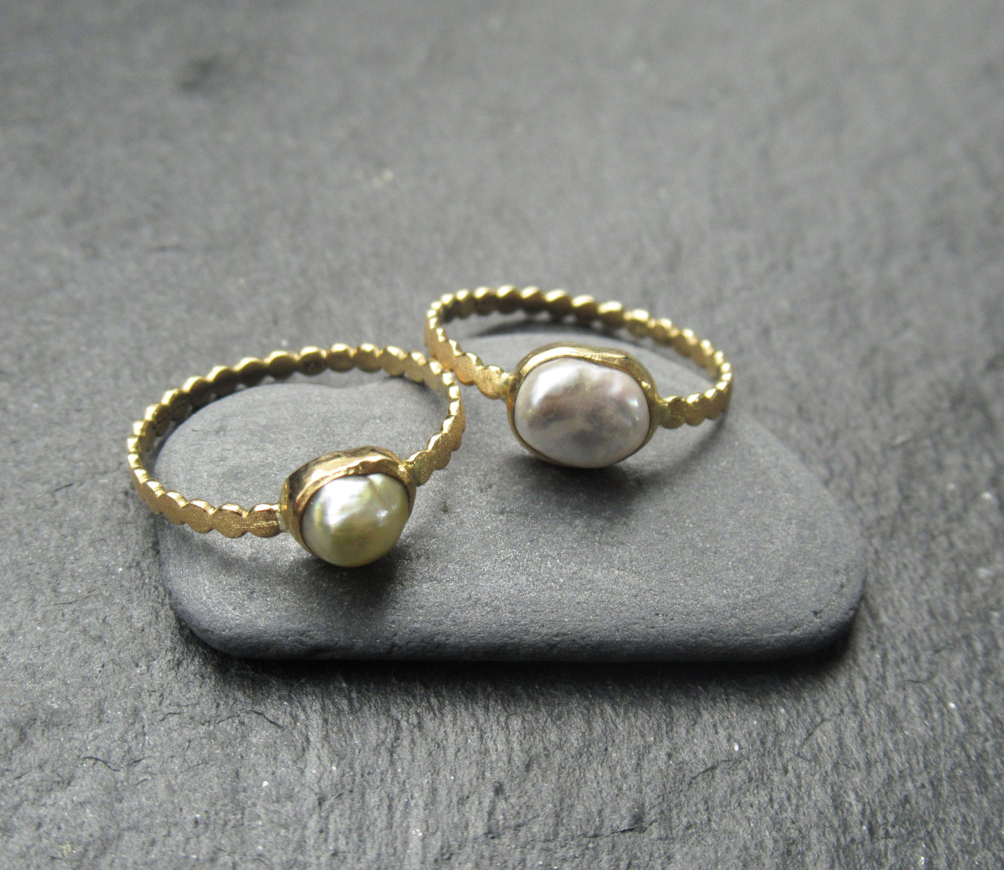 kerama pearl ring (13号) / K18