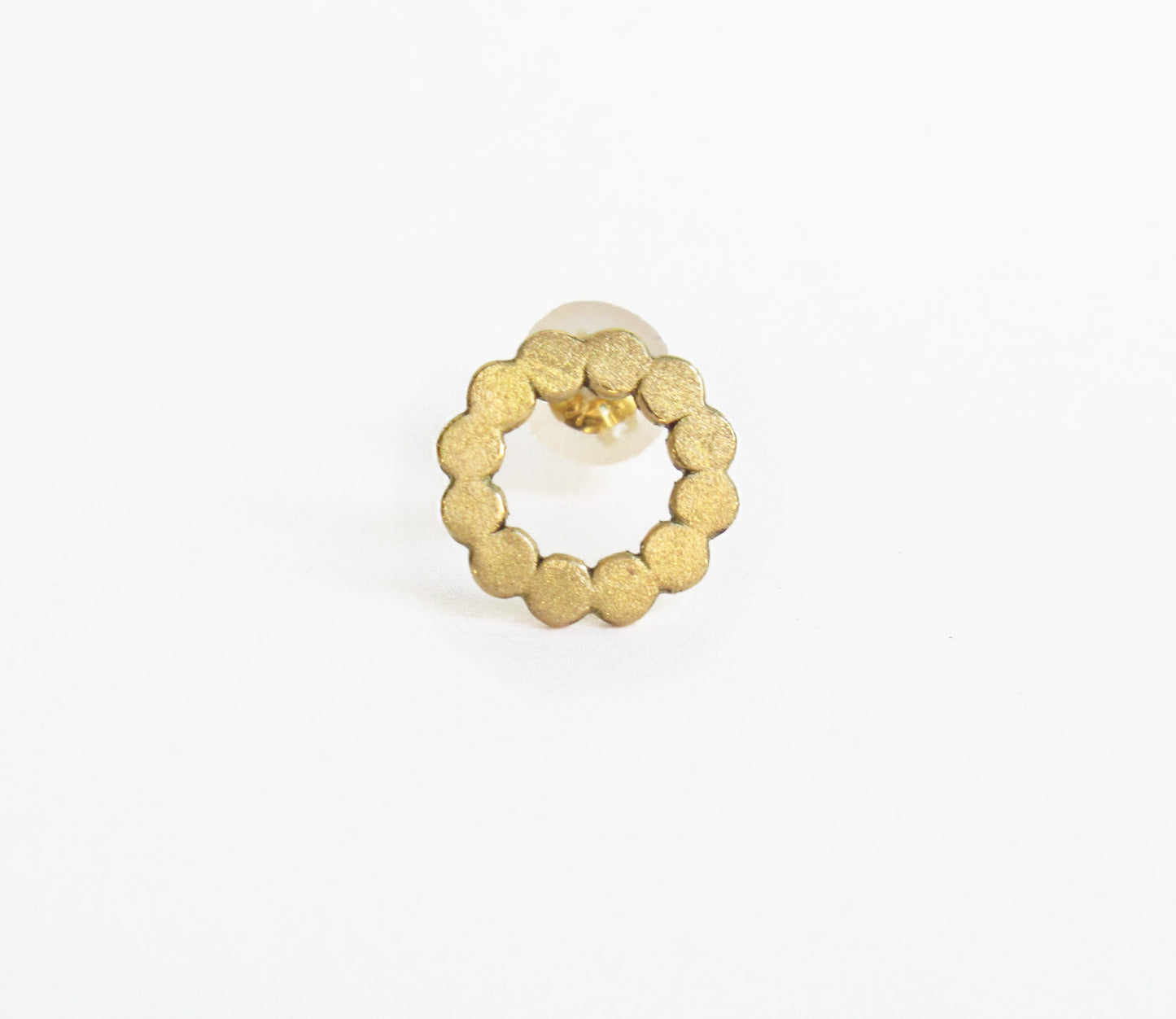 marumaru earring (pierce) 1 / K18 (片耳)