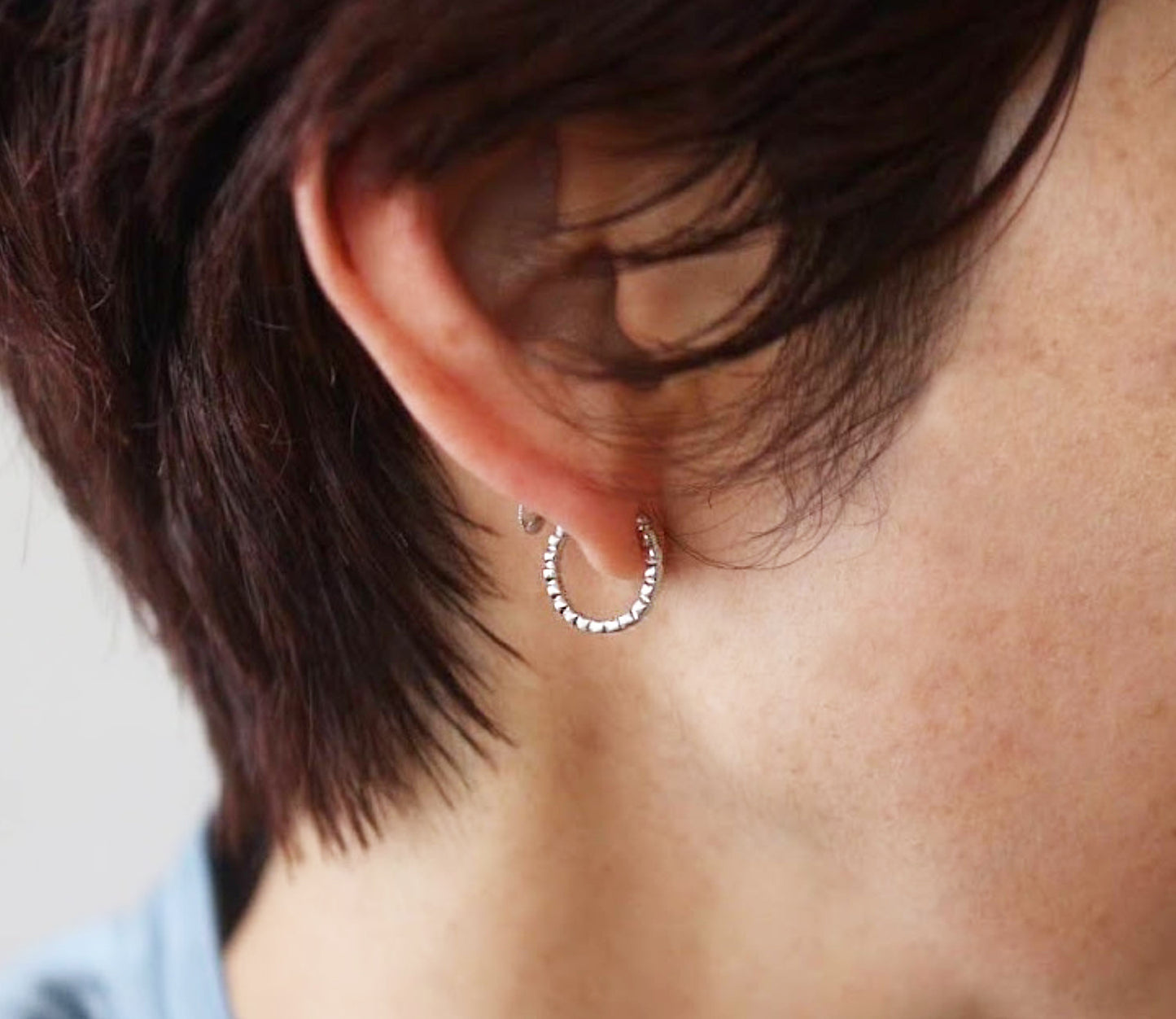 marumaru silver earring / Silver (両耳)