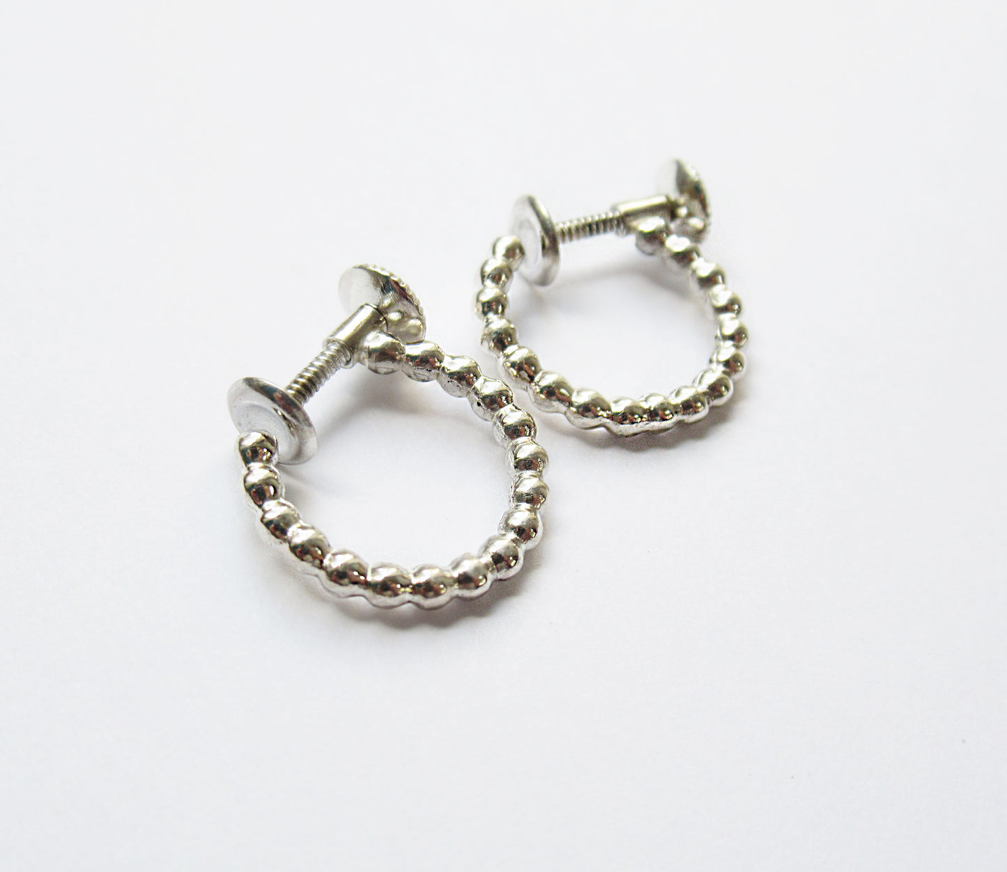 tsubutsubu silver earring / Silver (両耳)
