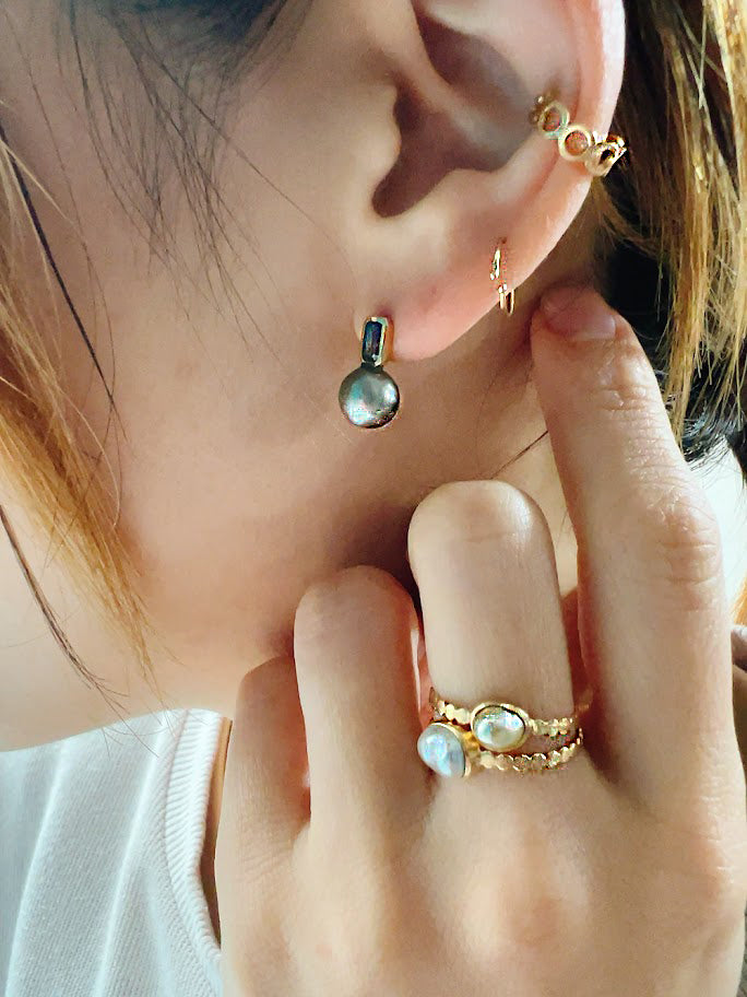 kerama pearl ring (13号) / K18