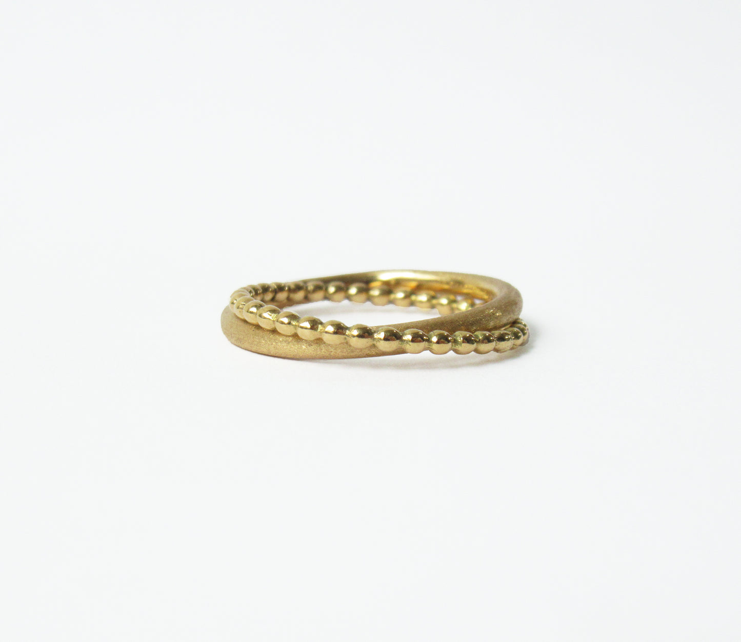 crossing marriage ring / K18