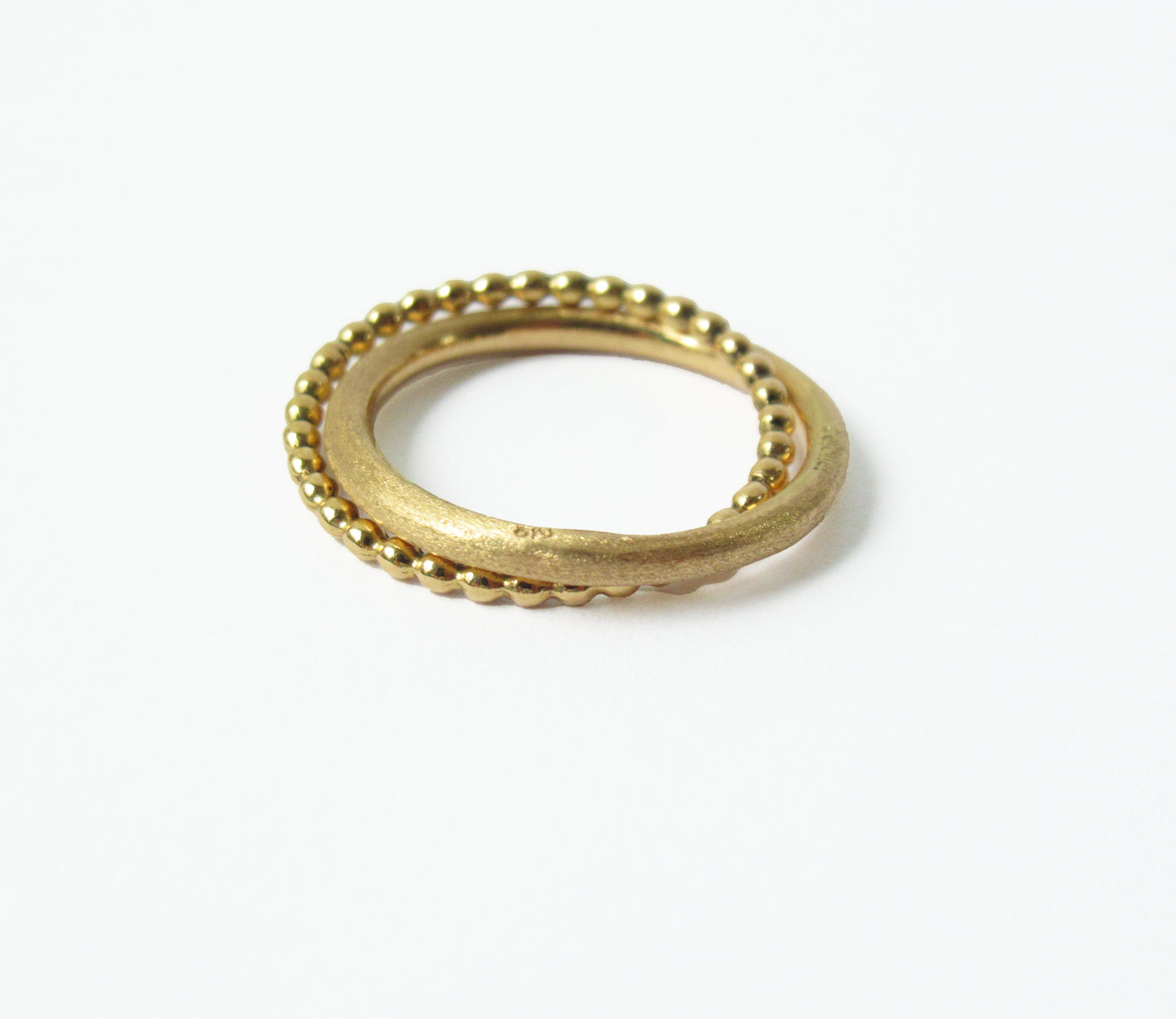 crossing marriage ring / K18