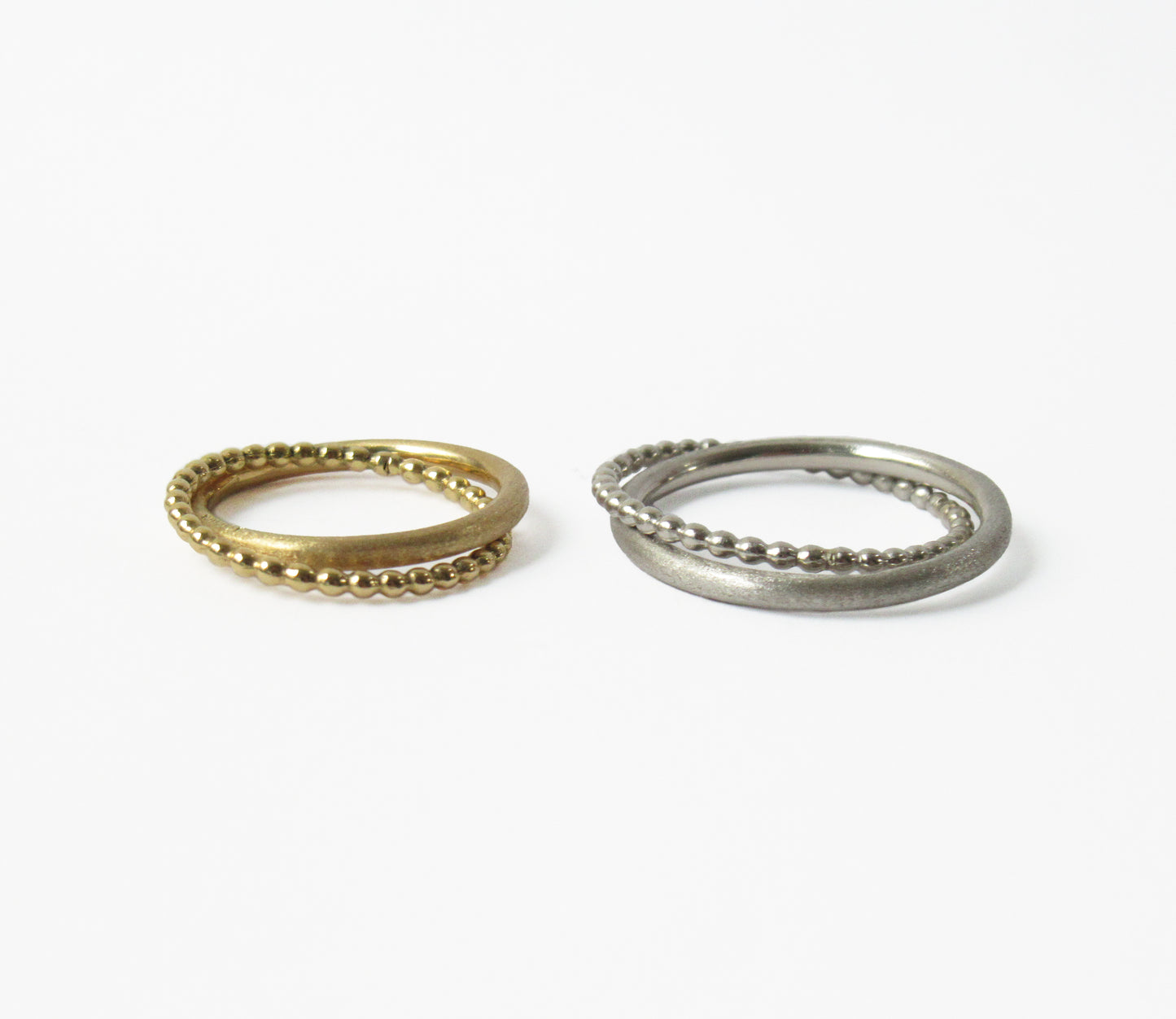 crossing marriage ring / K18