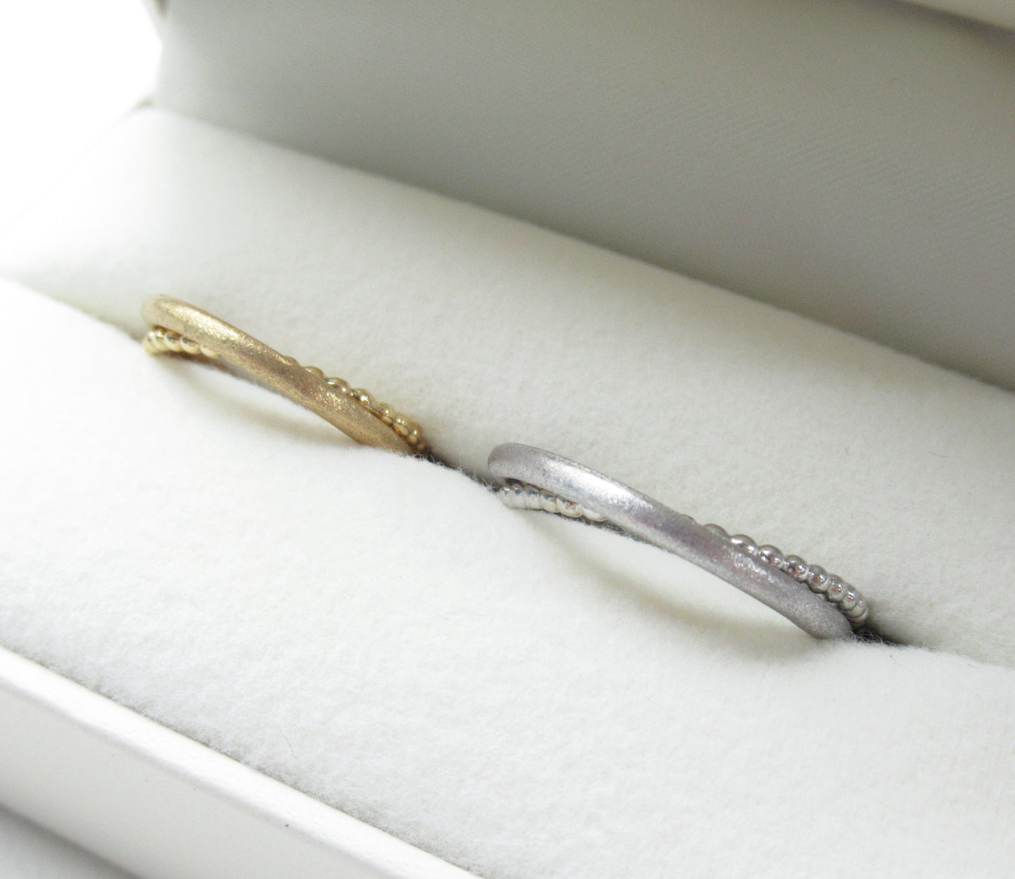 crossing marriage ring / K18