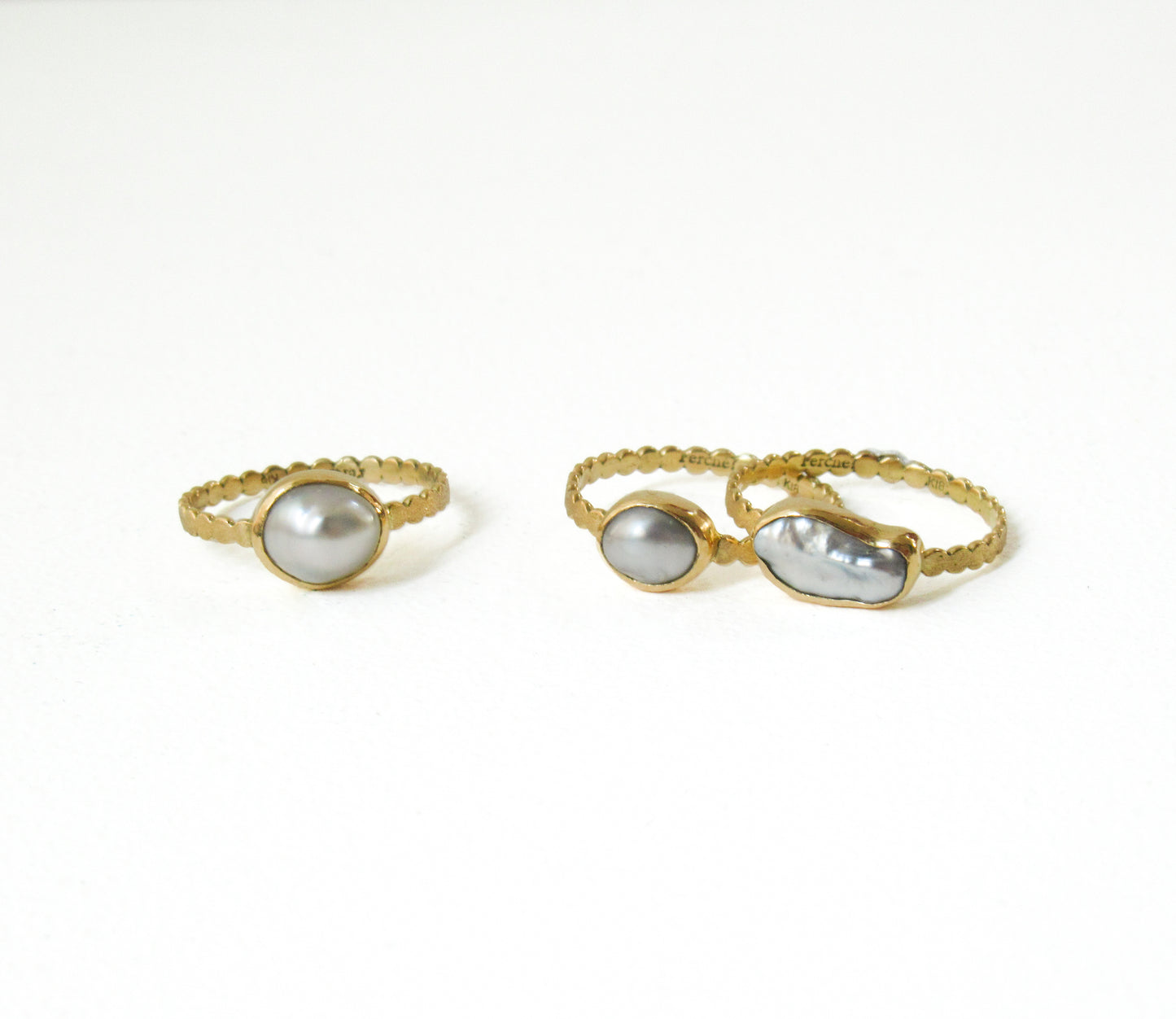 kerama pearl ring (13号) / K18