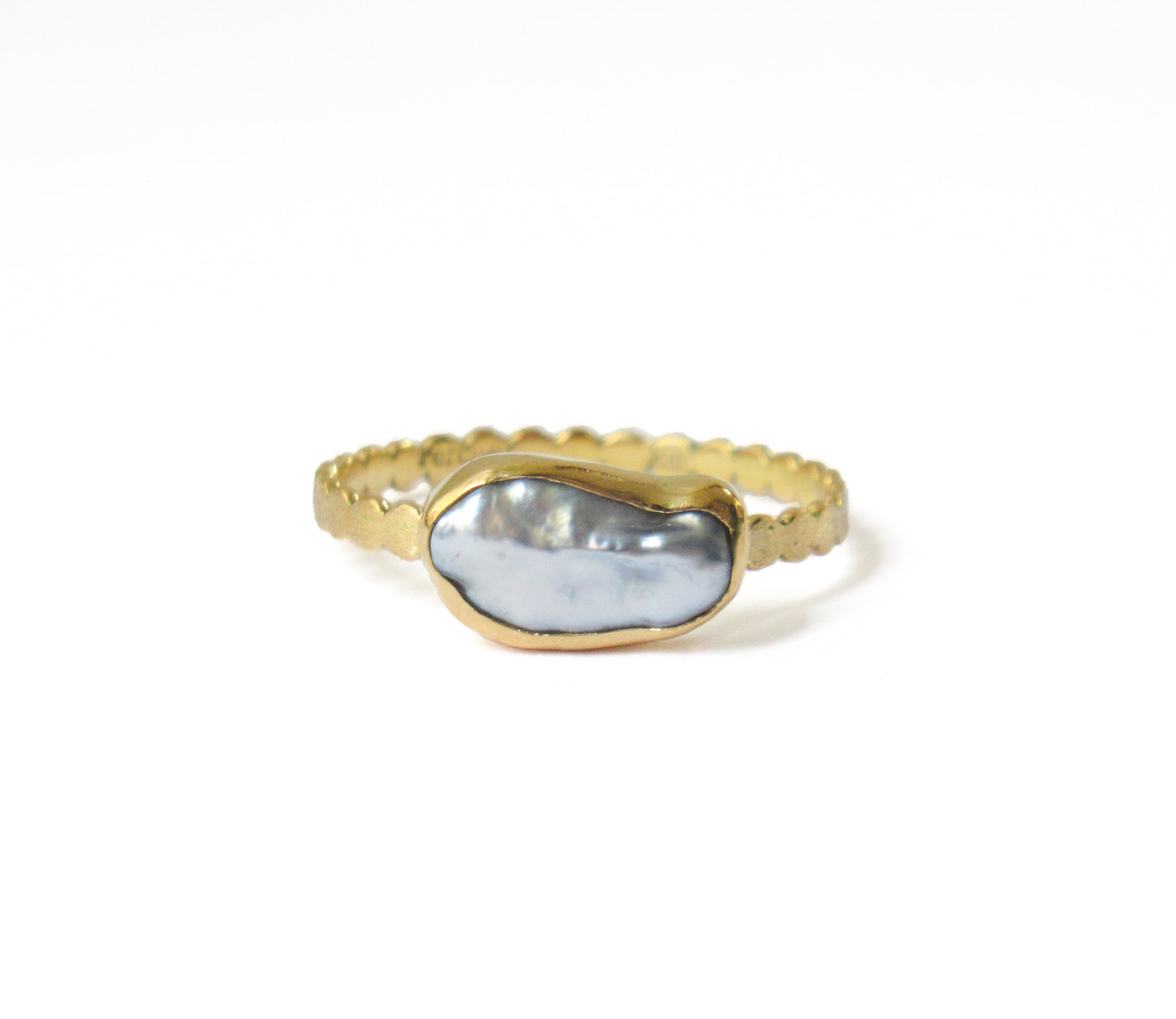 kerama pearl ring (13号) / K18