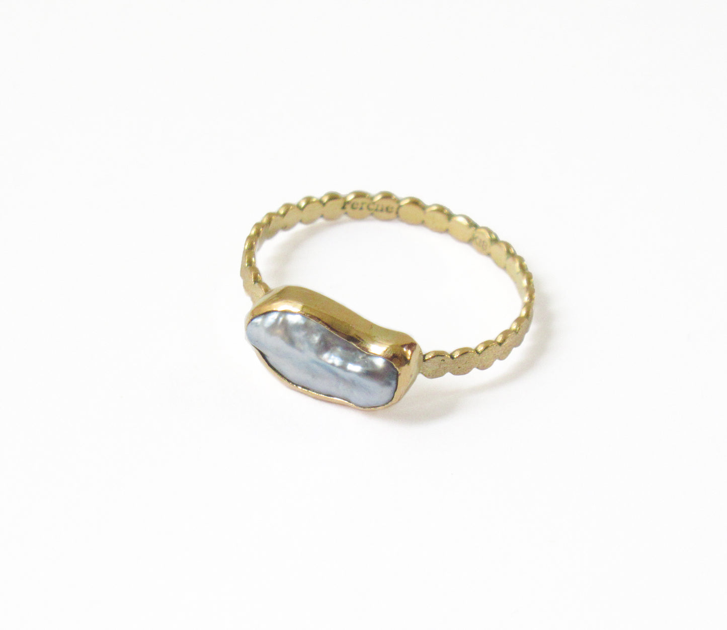 kerama pearl ring (13号) / K18