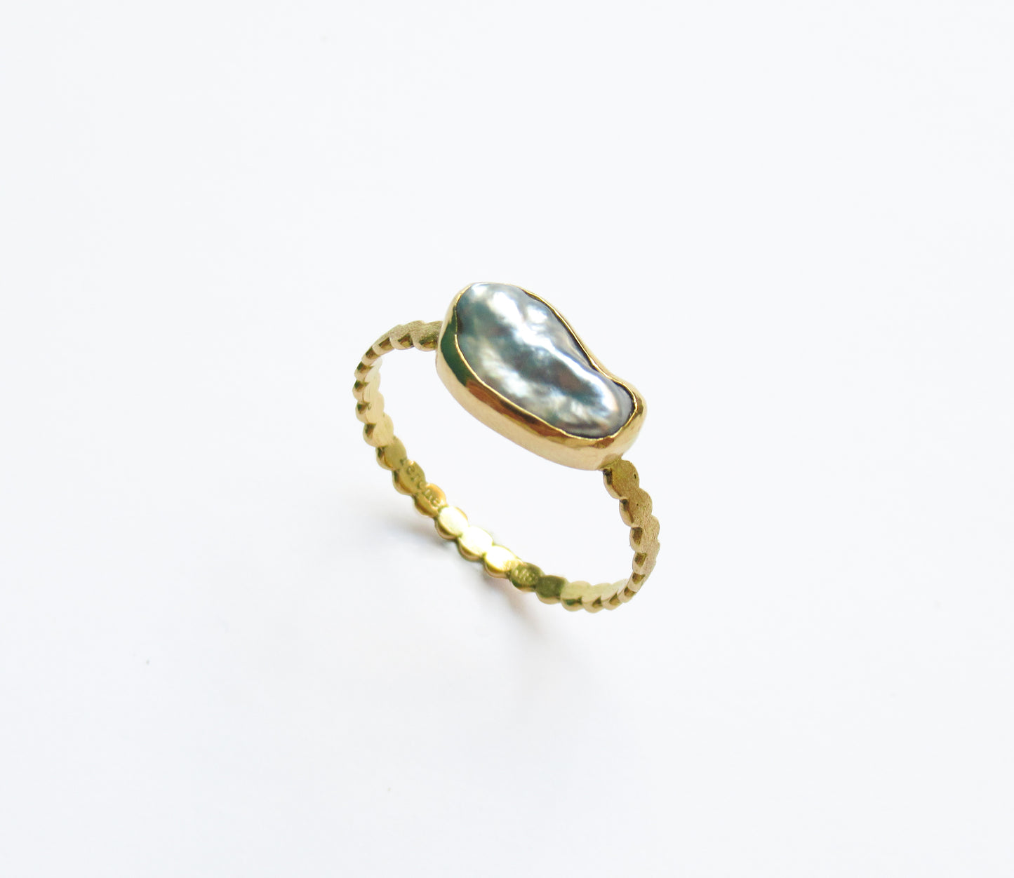 kerama pearl ring (13号) / K18