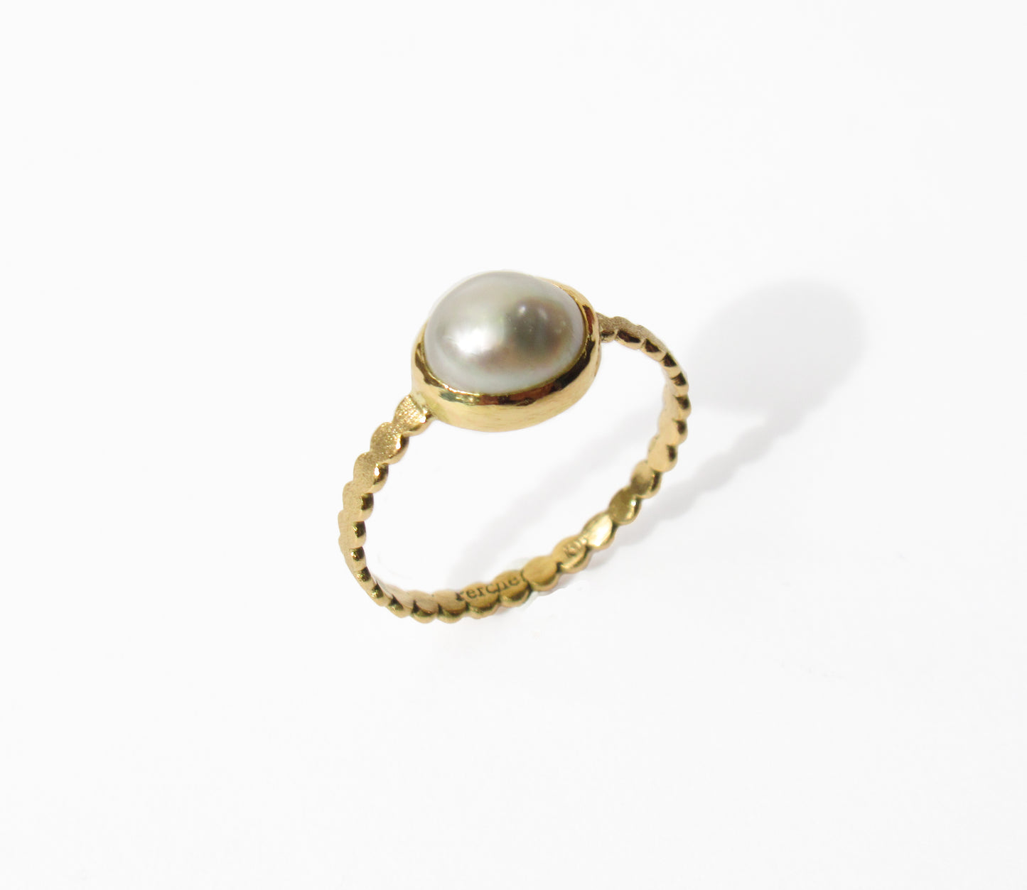 kerama pearl ring (12号) / K18