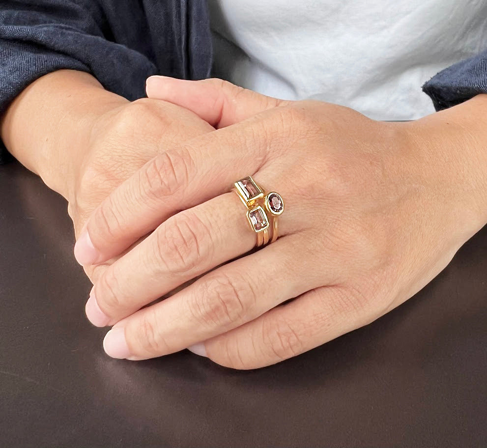 pink tourmaline ring (14.5号)/ K18