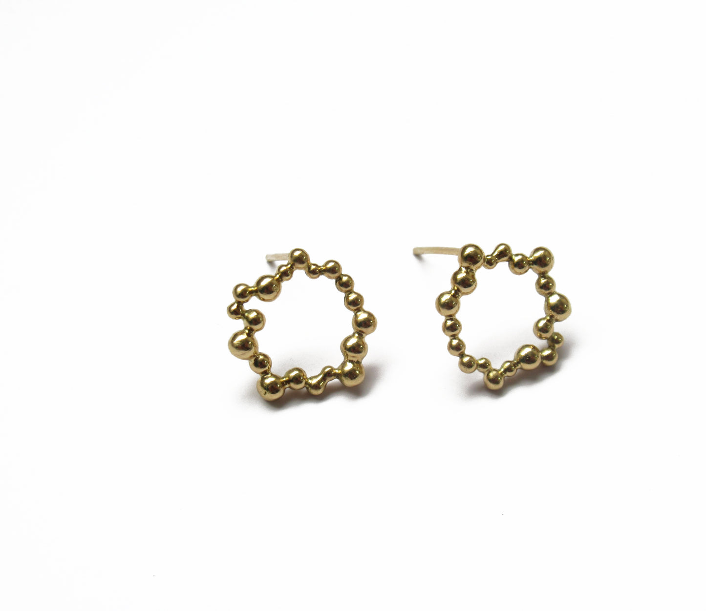 cell pierced earring / K18 (両耳)
