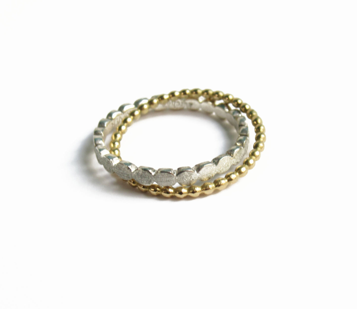 crossing silver marumaru ring 2 / Silver,K18