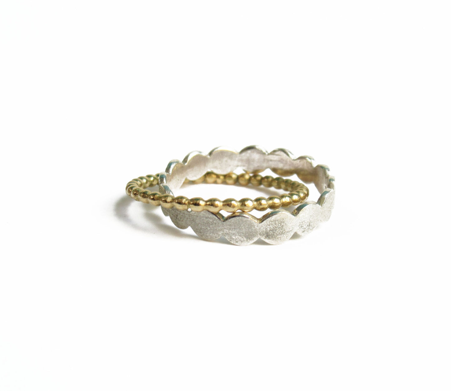 crossing silver marumaru ring 3 / Silver,K18