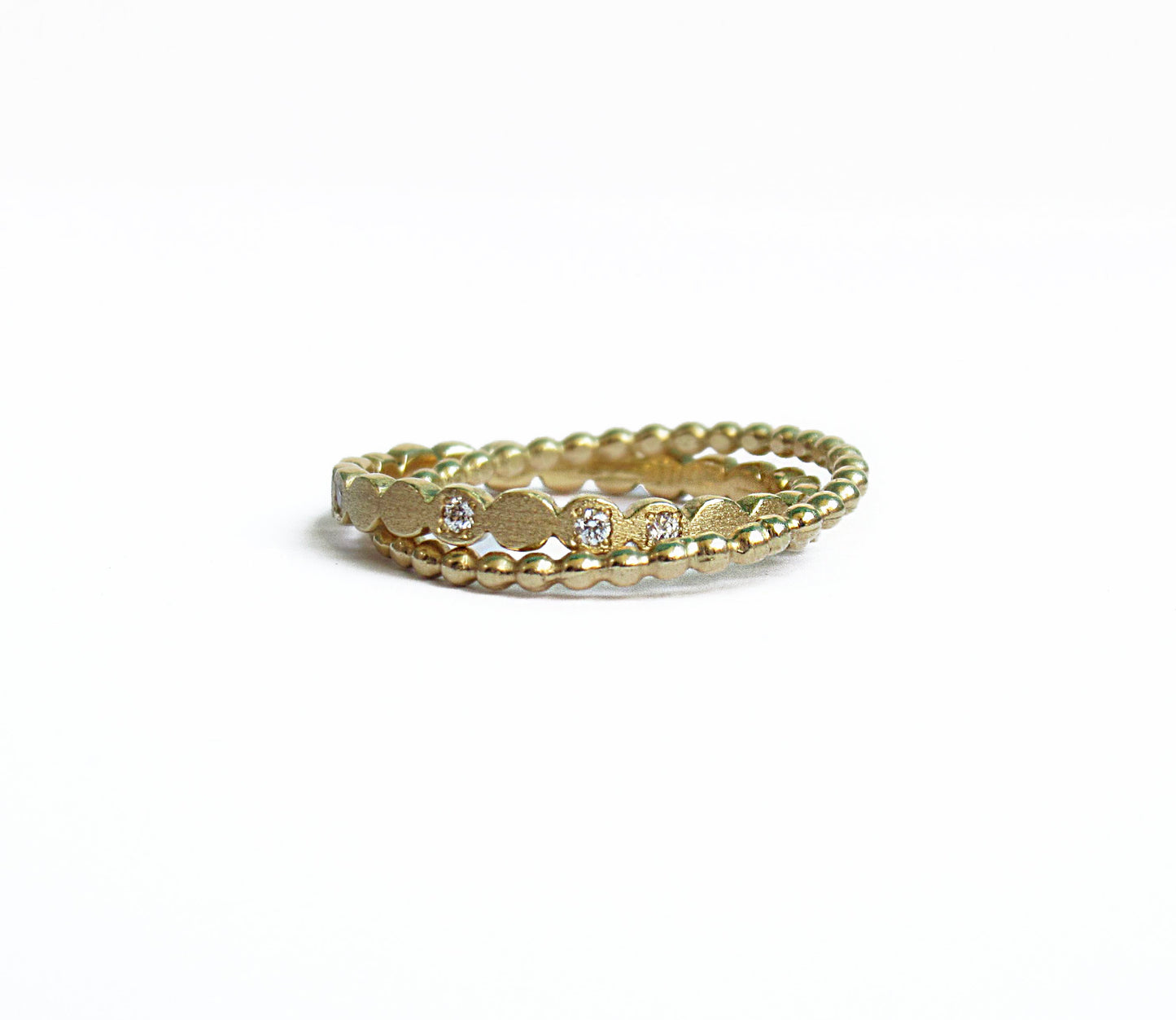 crossing dia10P ring / K18