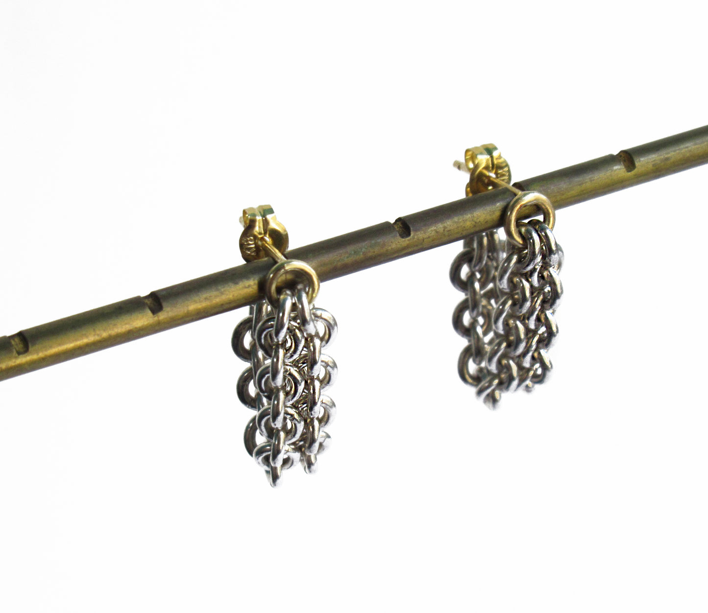 loop hoop earring 2 / Silver,K18 (片耳)