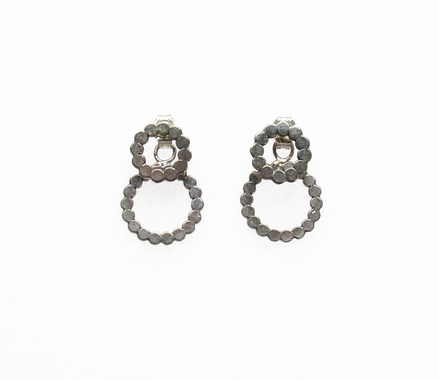 marumaru silver pierced earring 3 / Silver (片耳)