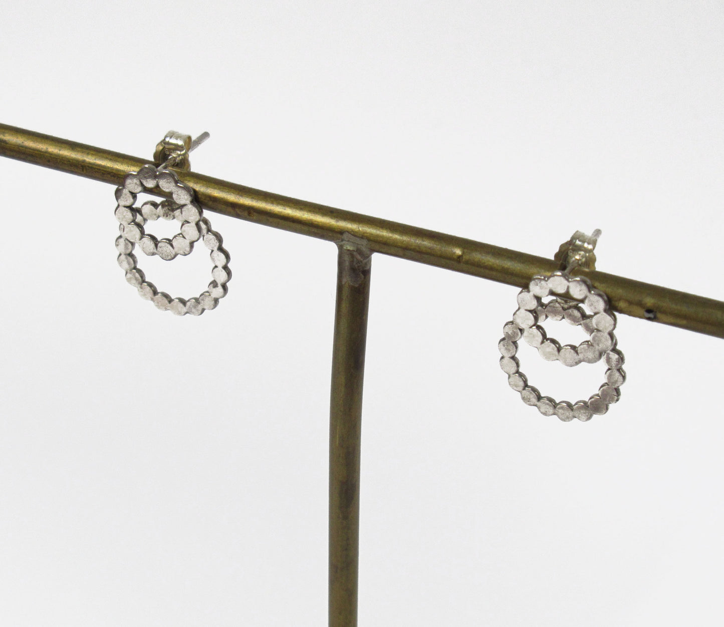 marumaru silver pierced earring 3 / Silver (片耳)