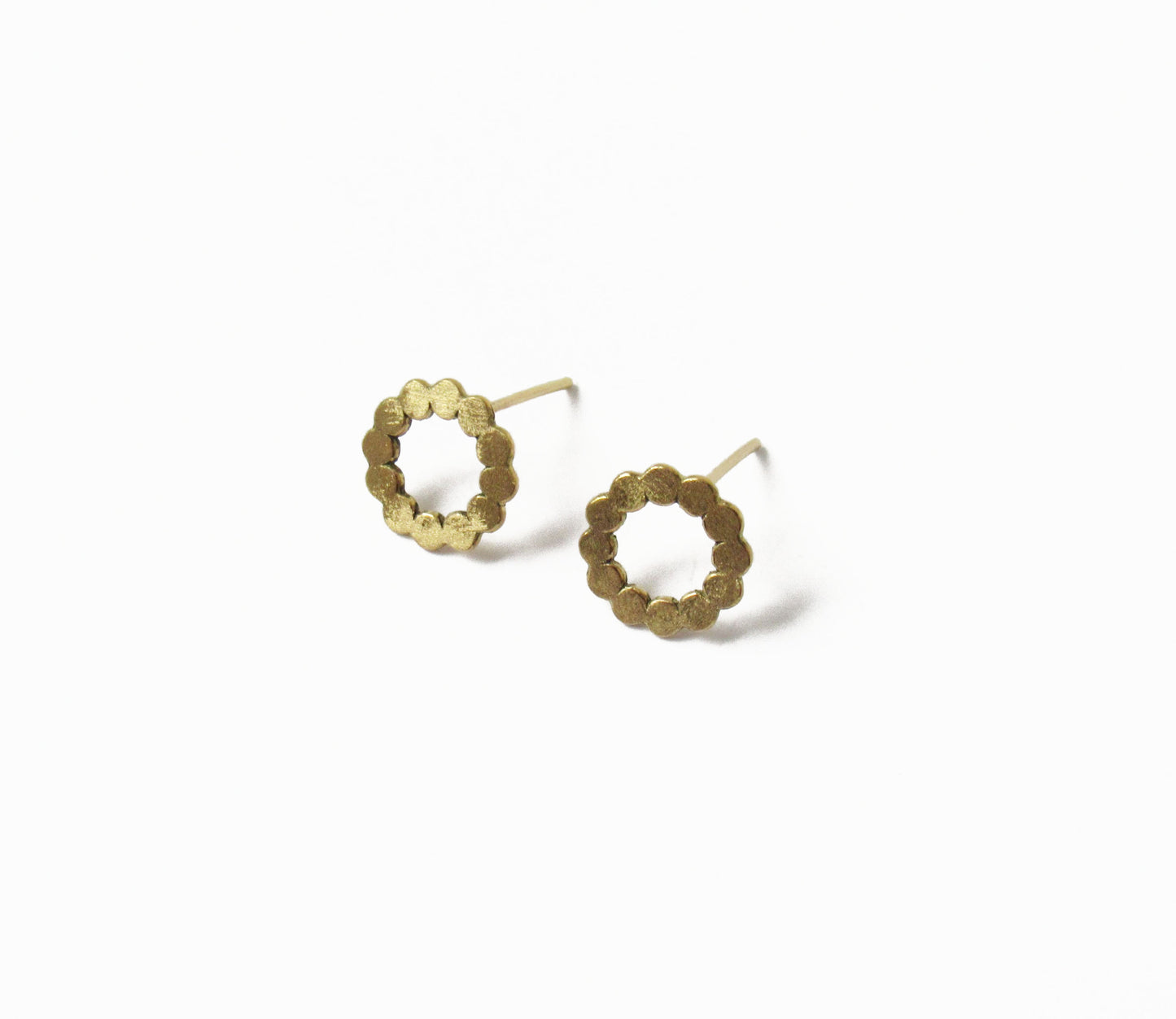 marumaru earring (pierce) 1 / K18 (片耳)