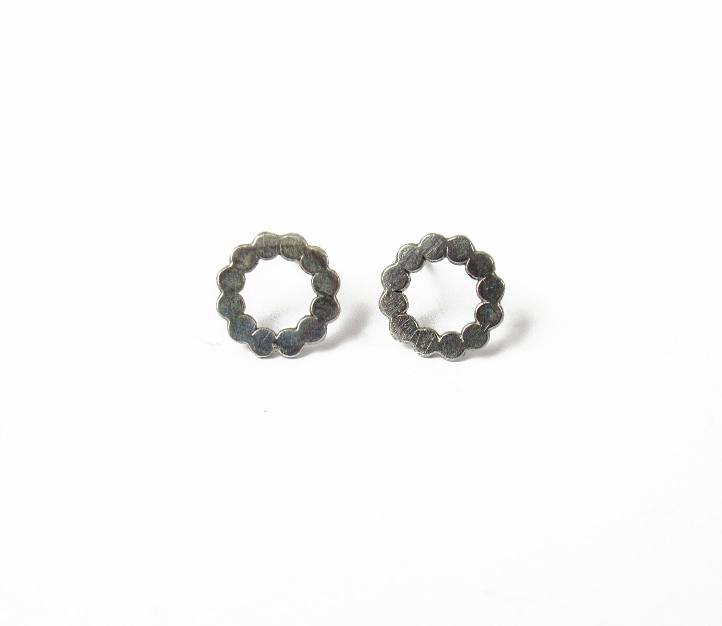marumaru silver pierced earring 1 / Silver (片耳)