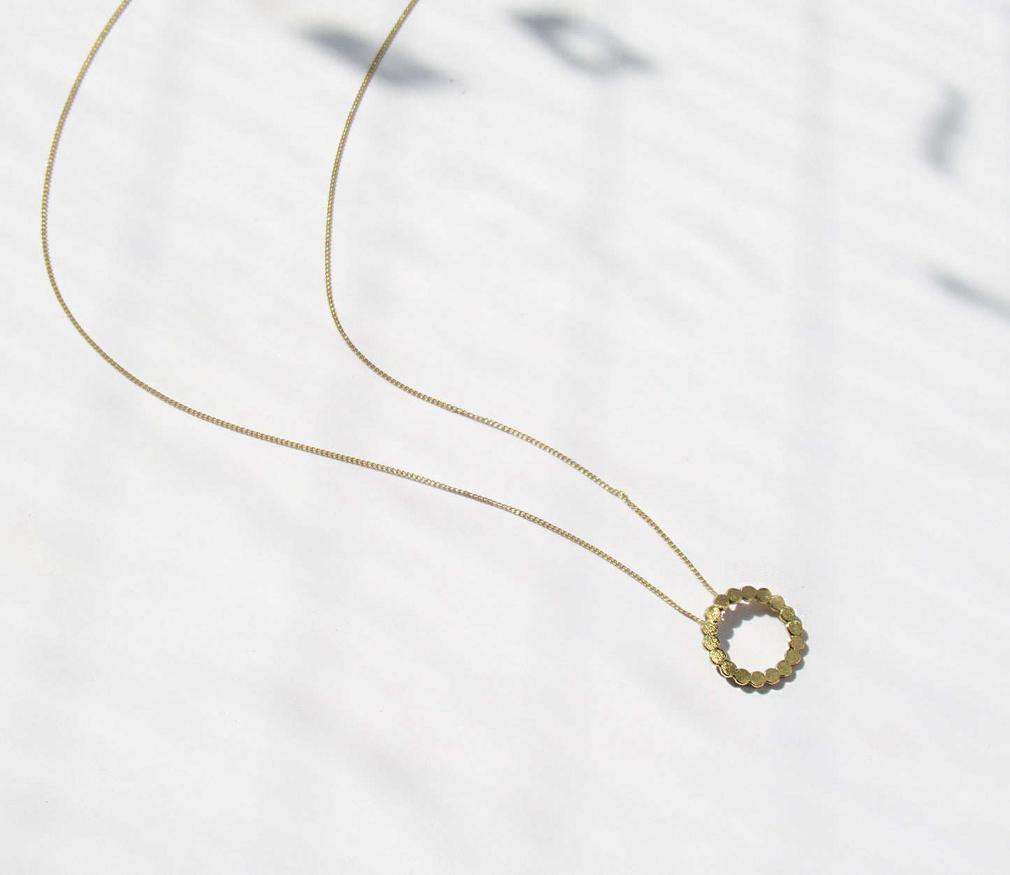 round marumaru necklace 2 / K18 (50cm)