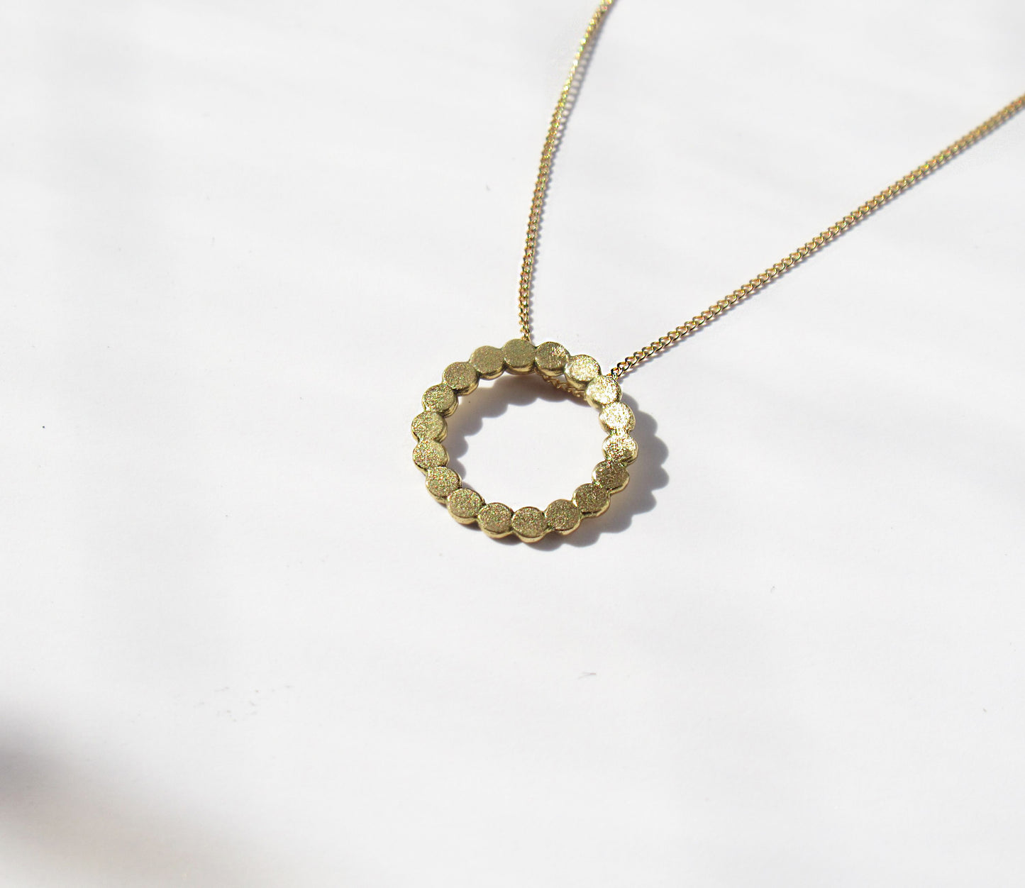 round marumaru necklace 2 / K18 (50cm)