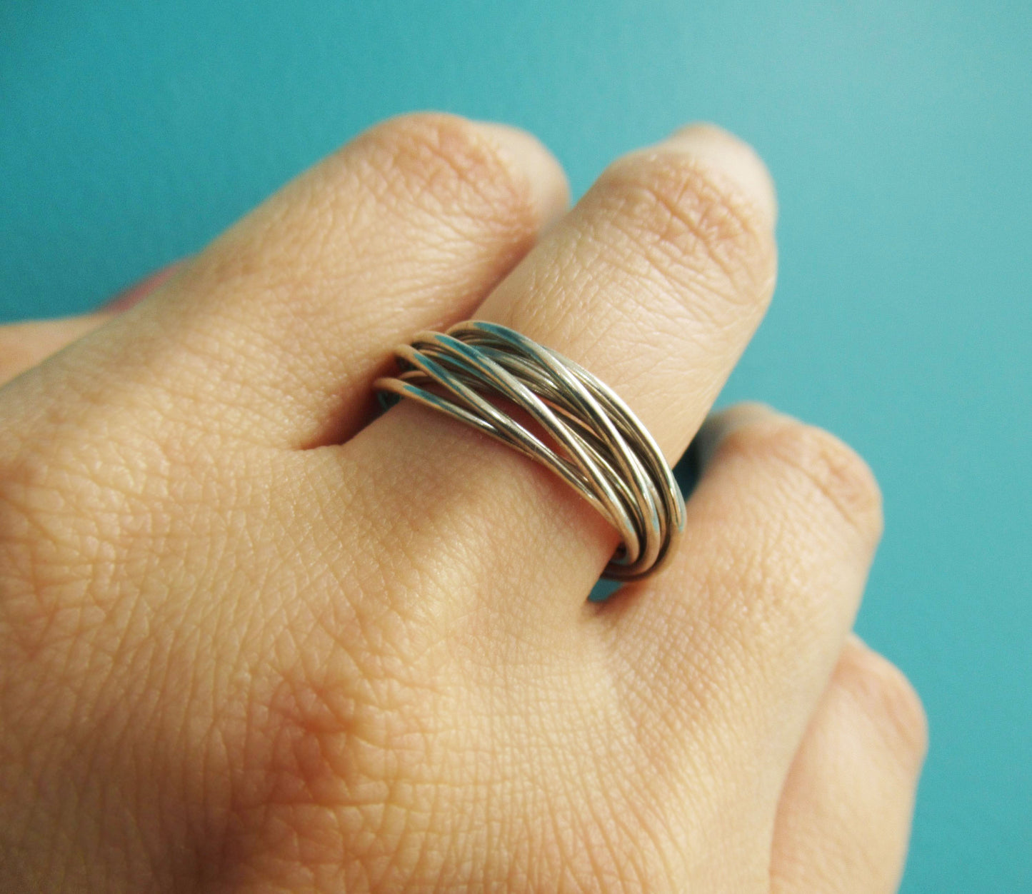 10stand silver ring / Silver