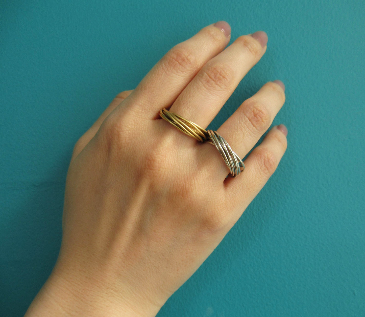 10stand silver ring / Silver