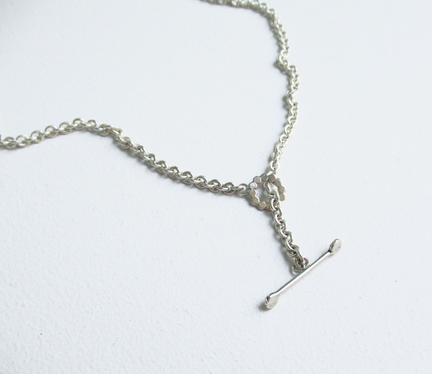 mantel silver necklace (marumaru) 1 / Silver (45cm)