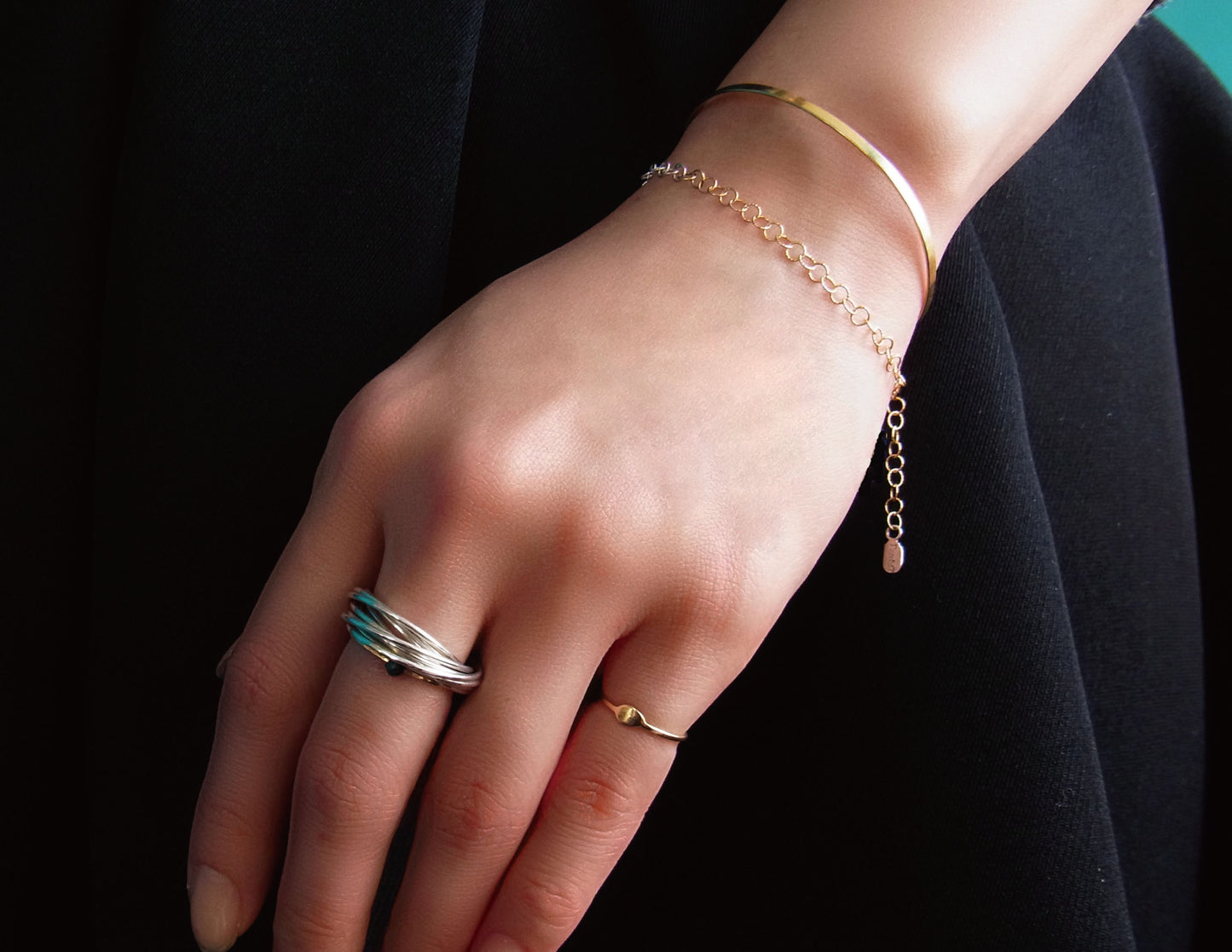 flat bangle /K18