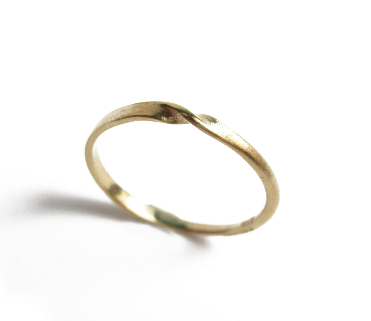 twist marriage ring / K18