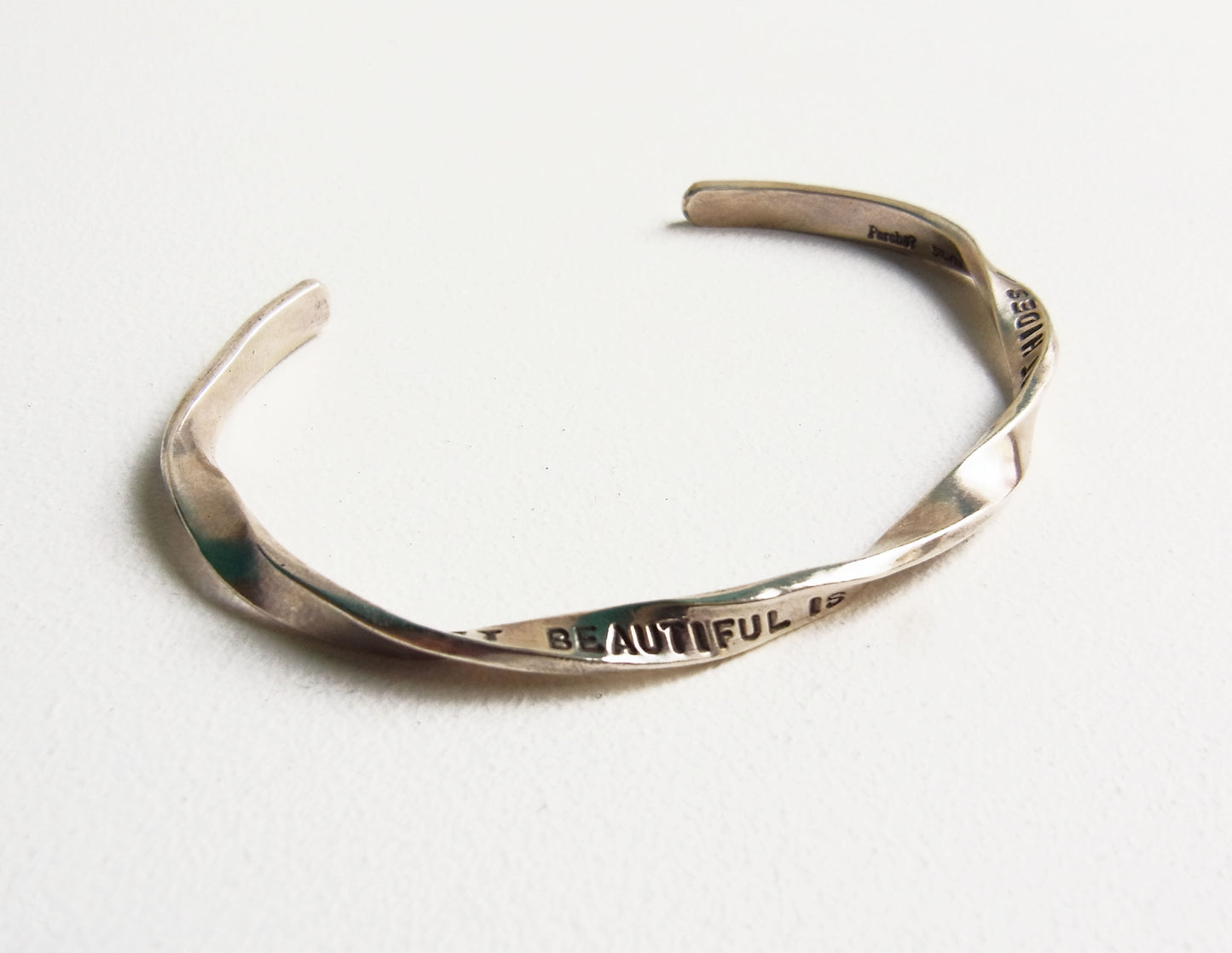 message bangle (M)/Silver