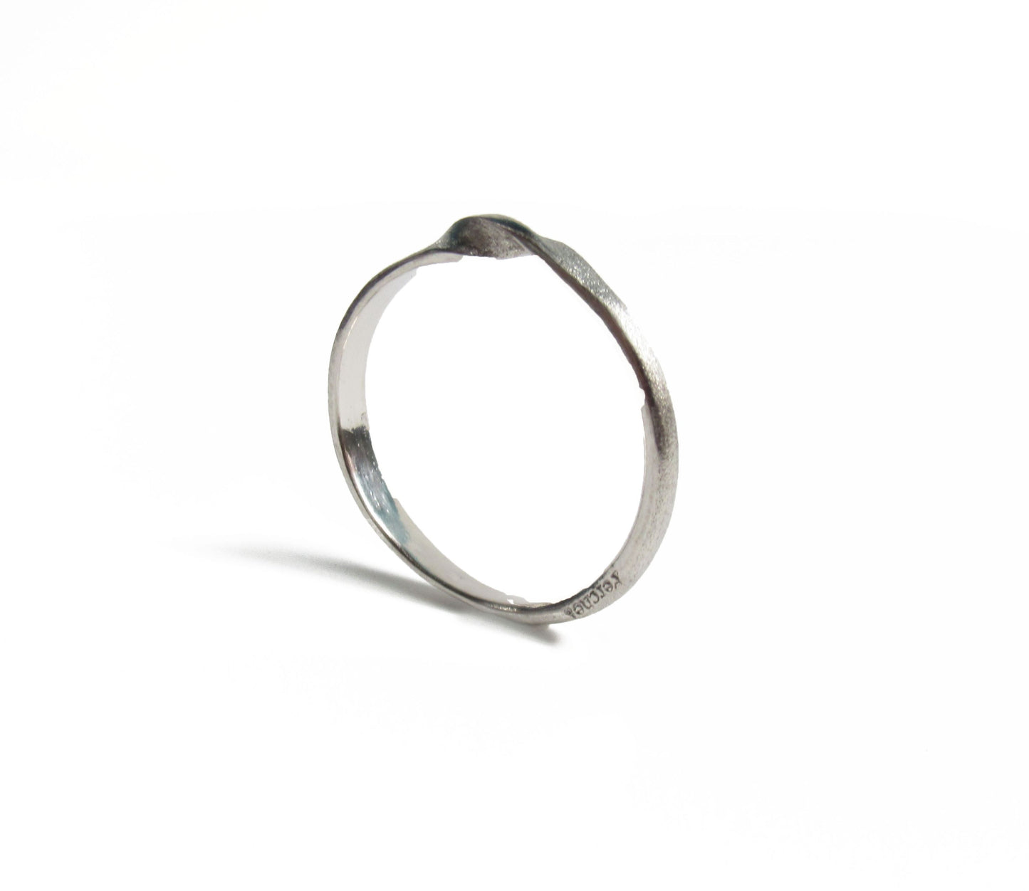 twist marriage ring / Pt900