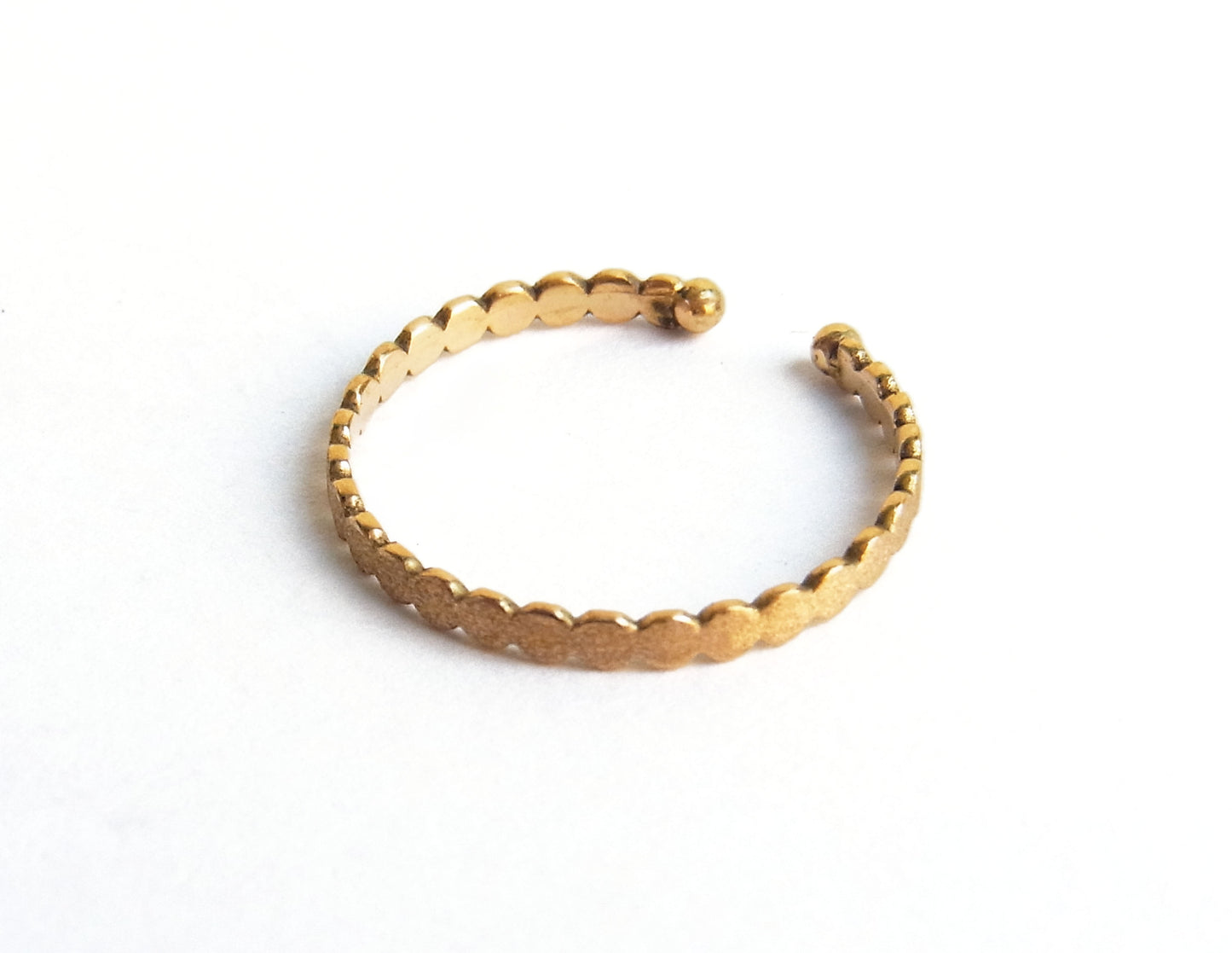 marumaru ring earcuff 1/K18 (片耳)
