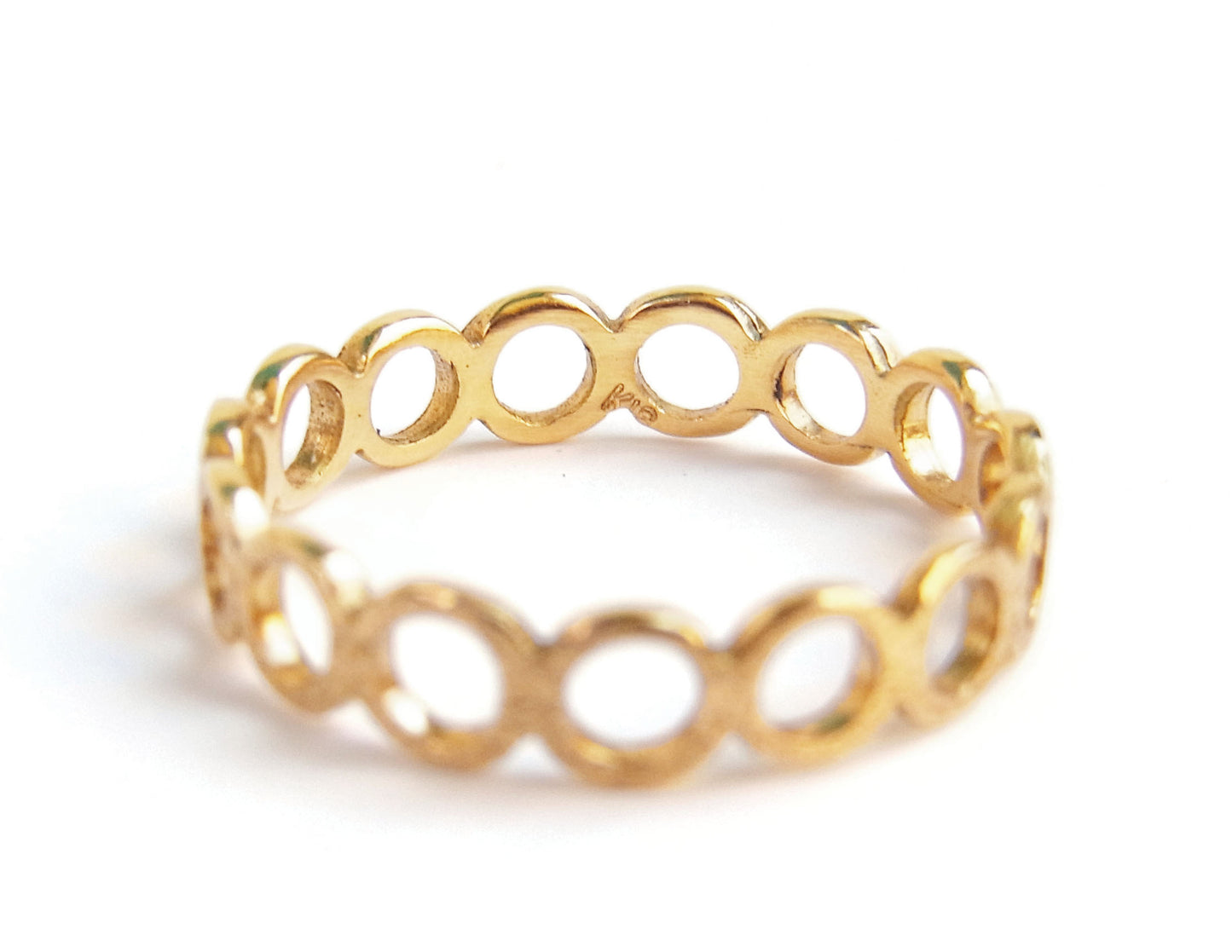 circle ring 2 / K18YG