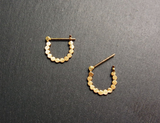 marumaru hoop pierced earring 1 / K18 (片耳)